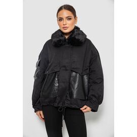 Куртка жіноча зимова 002 (12054) black р.M-XL "Obuv OK2" недорого оптом від прямого постачальника