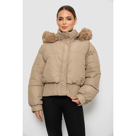 Куртка жіноча зимова 025 (12055) d.beige р.M-2XL "Obuv OK2" недорого оптом від прямого постачальника