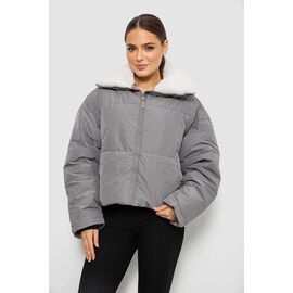 Фотография Куртка женская зимняя 1105 (12058) grey р.M-XL "Obuv OK2" недорого оптом от прямого поставщика