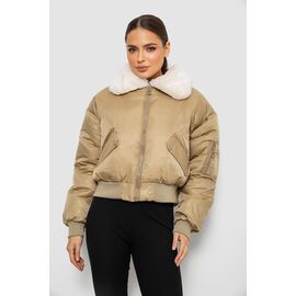 Куртка жіноча зимова 17115 (12047) d.beige р.42-48 "Obuv OK2" недорого оптом від прямого постачальника