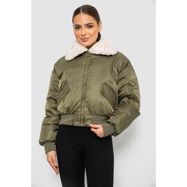 Куртка жіноча зимова 17115 (12047) khaki р.42-48 "Obuv OK2" недорого оптом від прямого постачальника