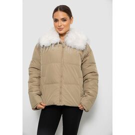Куртка жіноча зимова 19660 (12050) beige р.42-48 "Obuv OK2" недорого оптом від прямого постачальника