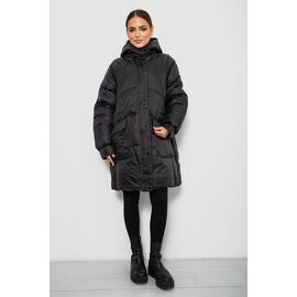 Куртка жіноча зимова 2022-51 (12016) black р.XL-5XL "Obuv OK2" недорого оптом від прямого постачальника