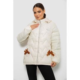 Куртка жіноча демісезонна 327 (11964) milky р.XL-4XL "Obuv OK2" недорого оптом від прямого постачальника