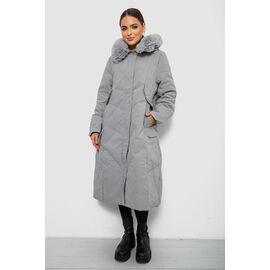 Куртка жіноча зимова 8803 (12048) grey р.L-3XL "Obuv OK2" недорого оптом від прямого постачальника