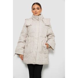 Куртка жіноча демісезонна B8805 (11952) beige р.M-XL "Obuv OK2" недорого оптом від прямого постачальника