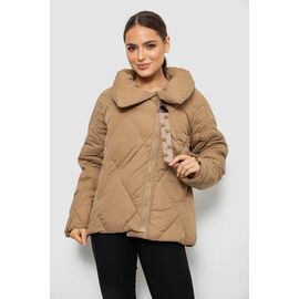 Куртка жіноча демісезонна B966 (11951) beige р.M-2XL "Obuv OK2" недорого оптом від прямого постачальника