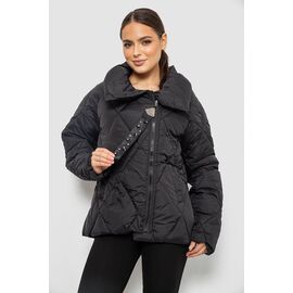 Куртка жіноча демісезонна B966 (11951) black р.M-2XL "Obuv OK2" недорого оптом від прямого постачальника