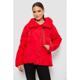 Куртка жіноча демісезонна B966 (11951) red р.M-2XL "Obuv OK2" недорого оптом від прямого постачальника