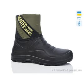 Фотография Сапоги из пены мужские зима Олімп C М323 хакі (8 пар р.41-46) "Progress" недорого оптом от прямого поставщика