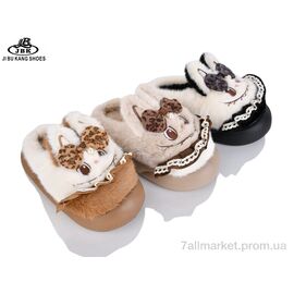 Тапки дитячі домашні Зима XNB25-51 mix (12 пар р.32-37) "Jibukang" недорого оптом від прямого постачальника