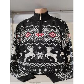 Светр чоловічий 1450 black р.3XL-5XL "RING" недорого оптом від прямого постачальника