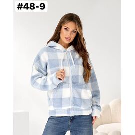 Куртка жіноча демісезонна 48-9 l.blue р.42-54 "ZLATA" недорого оптом від прямого постачальника