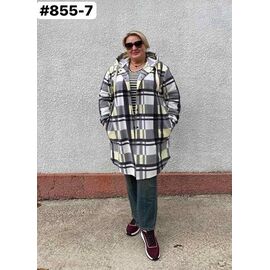 Кардиган жіночий 855-7 grey р.50-60 "ZLATA" недорого оптом від прямого постачальника