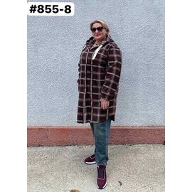 Кардиган жіночий 855-8 brown р.50-60 "ZLATA" недорого оптом від прямого постачальника