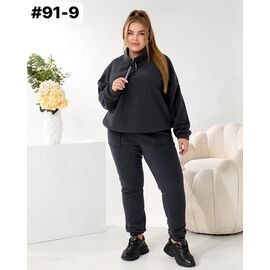 Костюм спортивний жіночий 91-9 d.grey р.54-60 "ZLATA" недорого оптом від прямого постачальника