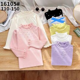 Светер Дитячий на дівчинку 16105 grey р.5-9 "Фунтик" недорого оптом від прямого постачальника