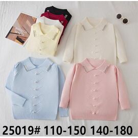 Фотография Свитер детский на девочку 25019 black р.8-12 "Фунтик" недорого оптом от прямого поставщика