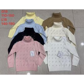 Светер Дитячий на дівчинку G18 milk р.5-9 "Фунтик" недорого оптом від прямого постачальника