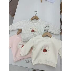 Светер Дитячий на дівчинку 1801 white р.1-5 "Фунтик" недорого оптом від прямого постачальника