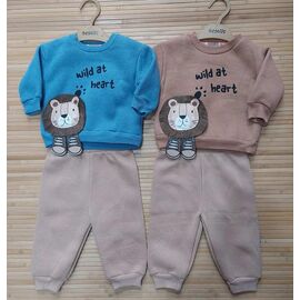 Костюм дитячий спортивний теплий на хлопчика 6011 brown р.0.6-2 "Major" недорого оптом від прямого постачальника