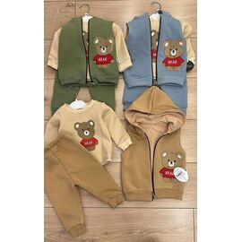 Фотография Костюм детский спортивный тёплый на мальчика 25355 beige р.0.9-2 "Major" недорого оптом от прямого поставщика
