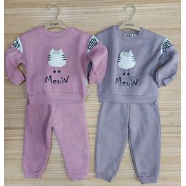 Костюм дитячий спортивний теплий на дівчинку 6006 purple р.2-5 "Major" недорого оптом від прямого постачальника