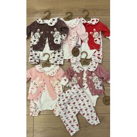 Костюм дитячий на дівчинку 1428 peach р.0.3-0.9 "Major" недорого оптом від прямого постачальника