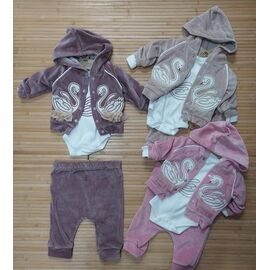 Костюм дитячий спортивний теплий на дівчинку 1410 violet р.0.3-1 "Major" недорого оптом від прямого постачальника