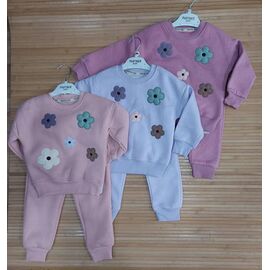 Костюм дитячий спортивний теплий на дівчинку 4828 white р.2-5 "Major" недорого оптом від прямого постачальника