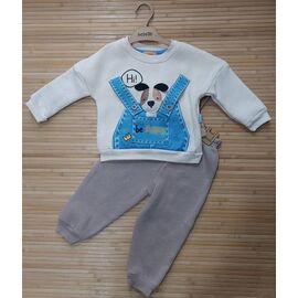 Костюм дитячий спортивний теплий на хлопчика 6005 grey р.2-5 "Major" недорого оптом від прямого постачальника