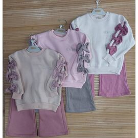 Костюм дитячий спортивний теплий на дівчинку 56338 white р.2-5 "Major" недорого оптом від прямого постачальника