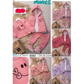 Фотография Костюм детский спортивный тёплый на девочку 6462 pink р.0.9-2 "Major" недорого оптом от прямого поставщика