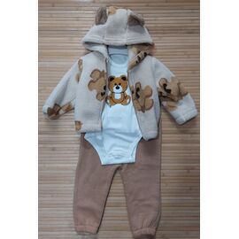 Костюм дитячий спортивний теплий на дівчинку 721 grey р.0.9-2 "Major" недорого оптом від прямого постачальника