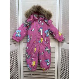 Фотография Комбинезон детский тёплый на девочку L2351 pink р.74-98 "Major" недорого оптом от прямого поставщика
