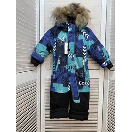 Фотография Комбинезон детский тёплый на мальчика L2319 blue р.86-110 "Major" недорого оптом от прямого поставщика