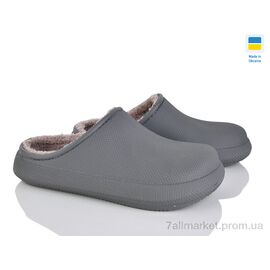 Сабо для жінок літні Зима Крок сабо 112 сірий (6 пар р.36-41) "Vladimir" недорого оптом від прямого постачальника