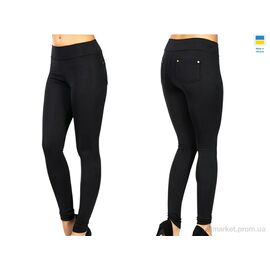 Лосінси жіночі Зима 88031 чорний (4 шт. р.сіткаXL-4XL) "Sport style" недорого оптом від прямого постачальника