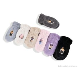 Рукавиці дитячі Зима L3-06 LaBuBu mix (12 шт. р.сітка7-10) "TUZZI" недорого оптом від прямого постачальника