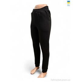 Спортивні штани жіночі Зима 8040 чорний (байка) (4 шт. р.сіткаS-XL) "Sport style" недорого оптом від прямого постачальника