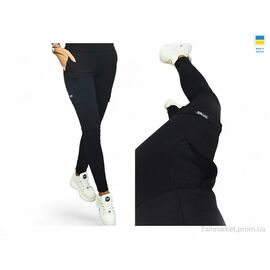 Лосінси жіночі Зима 7013 чорний (4 шт. р.сіткаXL-4XL) "Sport style" недорого оптом від прямого постачальника