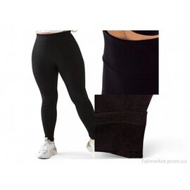 Лосінси жіночі Зима 005 чорний (5 шт. р.сітка2XL-6XL) "Sport style" недорого оптом від прямого постачальника