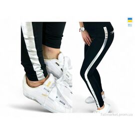 Лосінси жіночі Зима 7038 чорний (4 шт. р.сіткаXL-4XL) "Sport style" недорого оптом від прямого постачальника