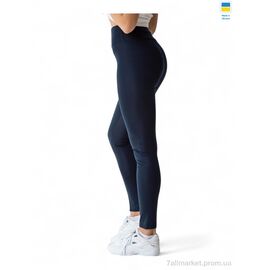 Лосінси жіночі Зима 700 т.синій (4 шт. р.сіткаS-XL) "Sport style" недорого оптом від прямого постачальника