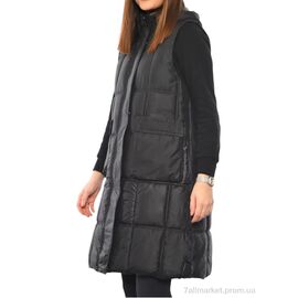 Жилетка жіноча Весна/осінь 1165 чорний (4 шт. р.сіткаL-3XL) "Sport style" недорого оптом від прямого постачальника