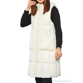 Жилетка жіноча Весна/осінь 1165 молочний (4 шт. р.сіткаL-3XL) "Sport style" недорого оптом від прямого постачальника