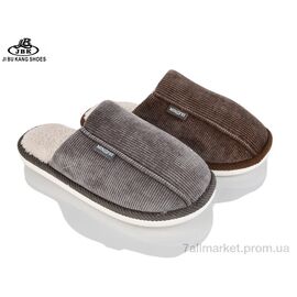 Тапки чоловічі домашні Зима MF736 mix (12 пар р.46-49) "Jibukang" недорого оптом від прямого постачальника