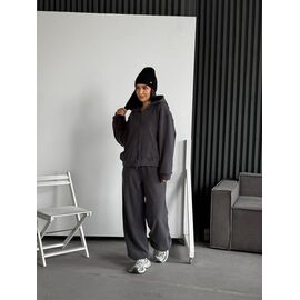 Костюм спортивний жіночий TR11 grey р.S-M "QU STYLE" недорого оптом від прямого постачальника