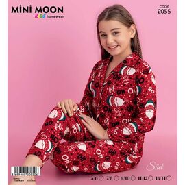 Фотография Пижама детская на девочку 2055 red р.5-14 "Meloria" недорого оптом от прямого поставщика