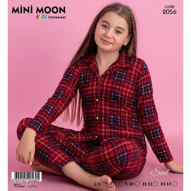 Дитяча піжама на дівчинку 2056 red р.5-14 "Meloria" недорого оптом від прямого постачальника